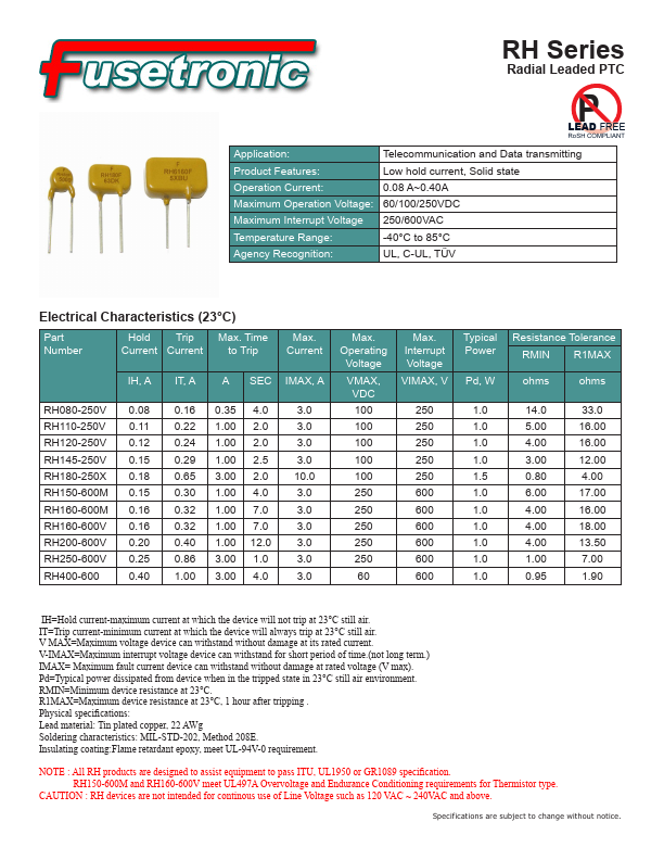 RH160-600V