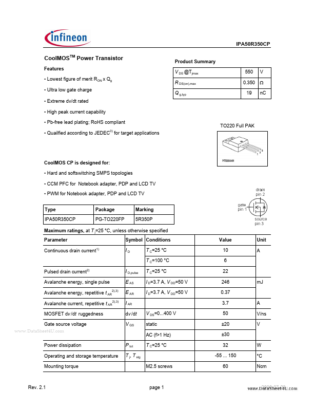 IPA50R350CP