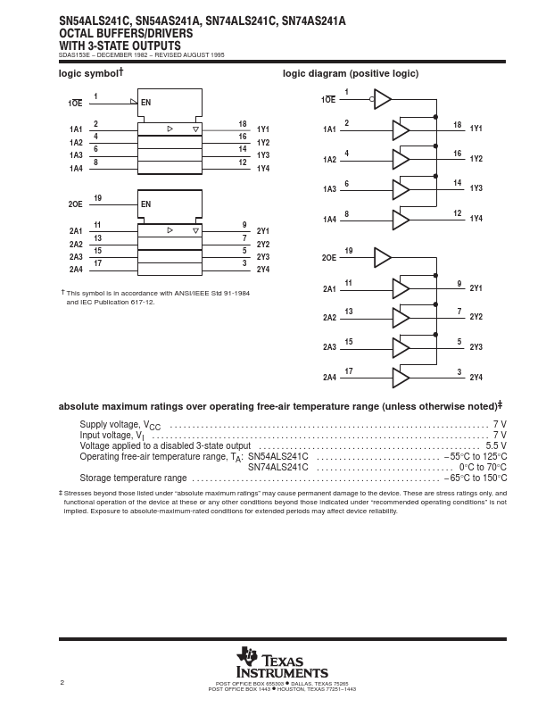 SN54AS241A