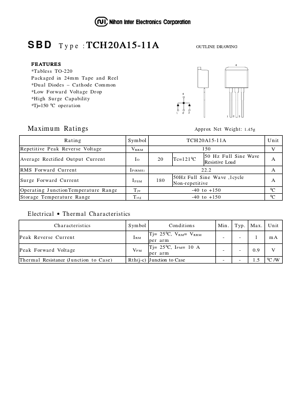 TCH20A15-11A