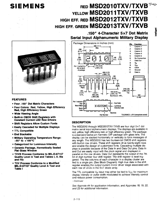 MSD2011TXV