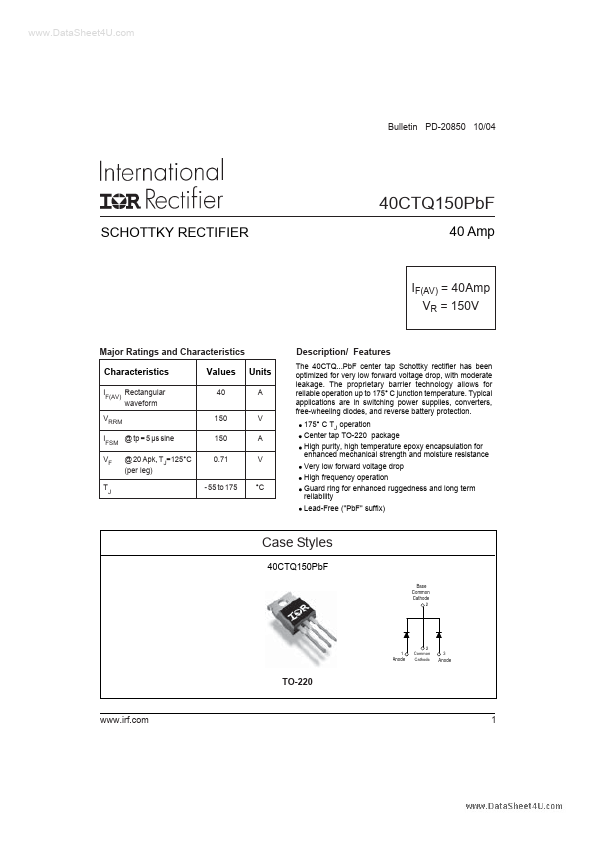 40CTQ150PBF