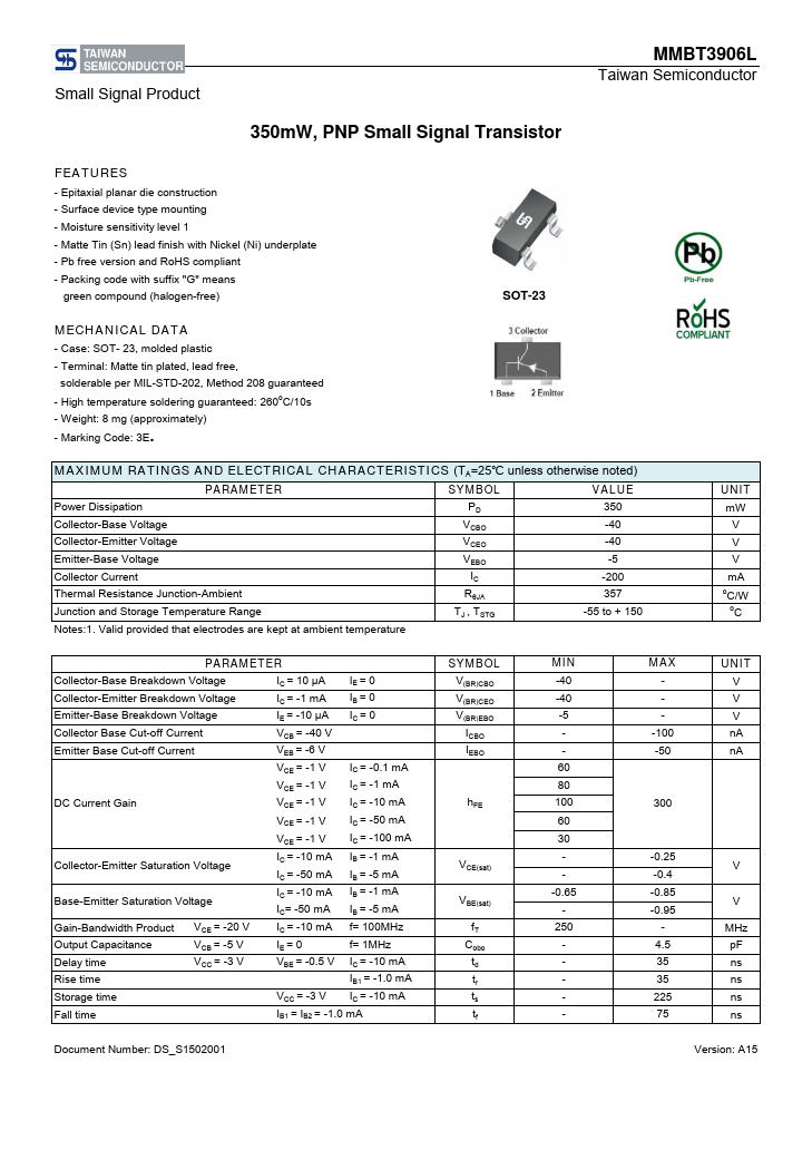 MMBT3906L