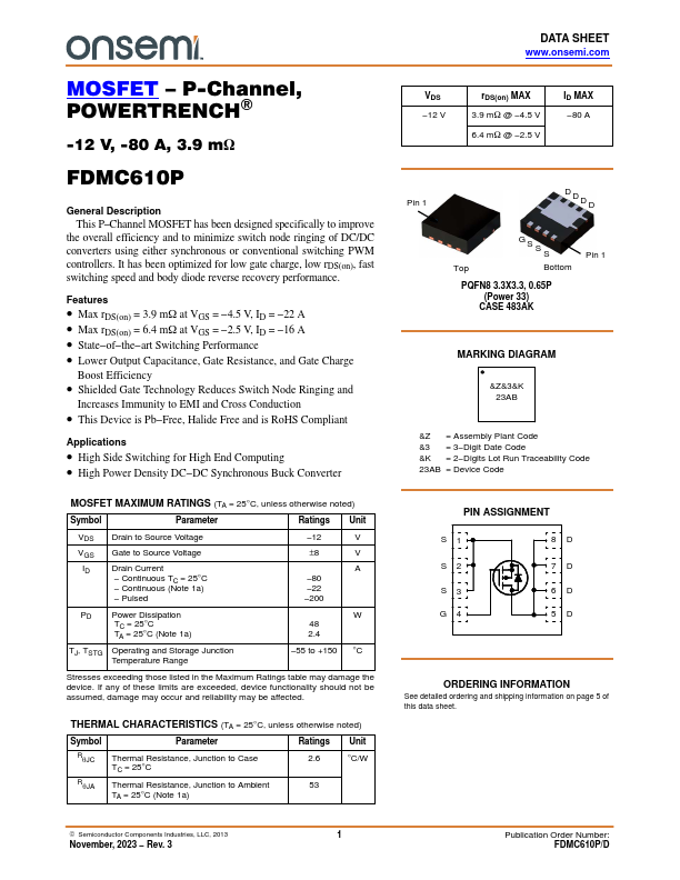 FDMC610P