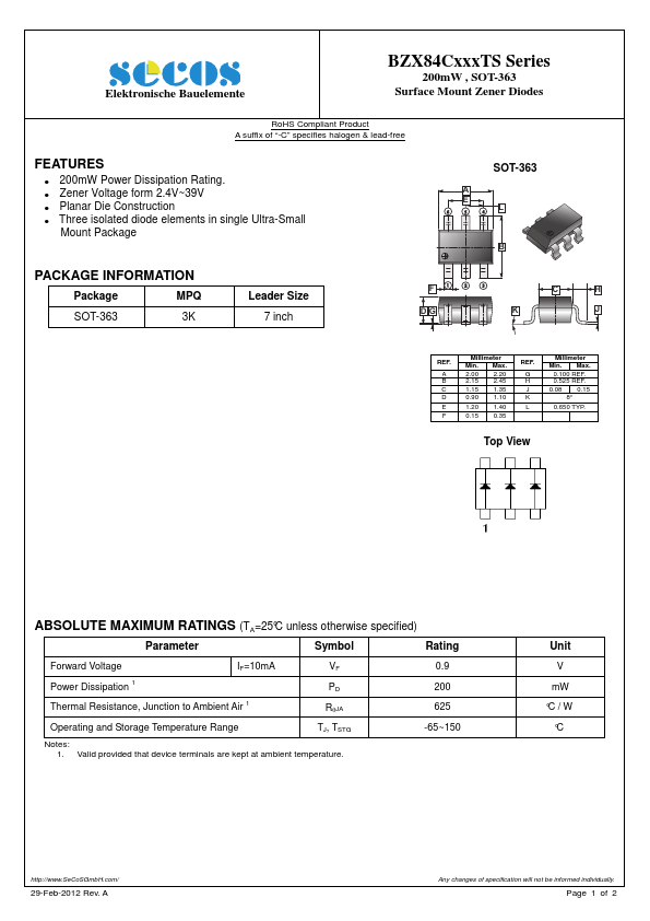 BZX84C4V3TS