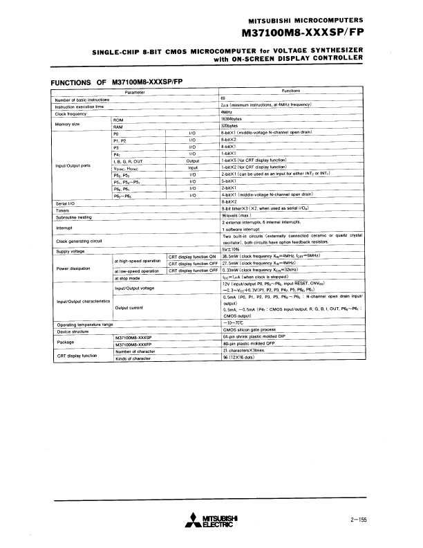 M37100M8-XXXFP