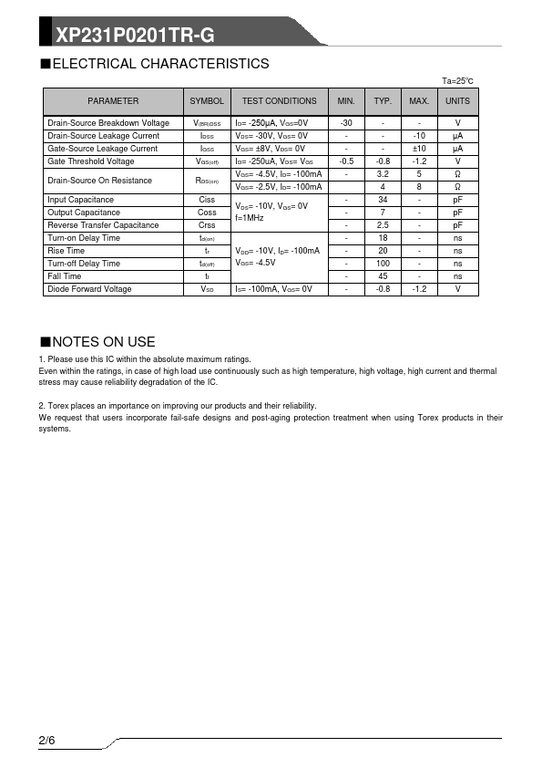 XP231P0201TR-G