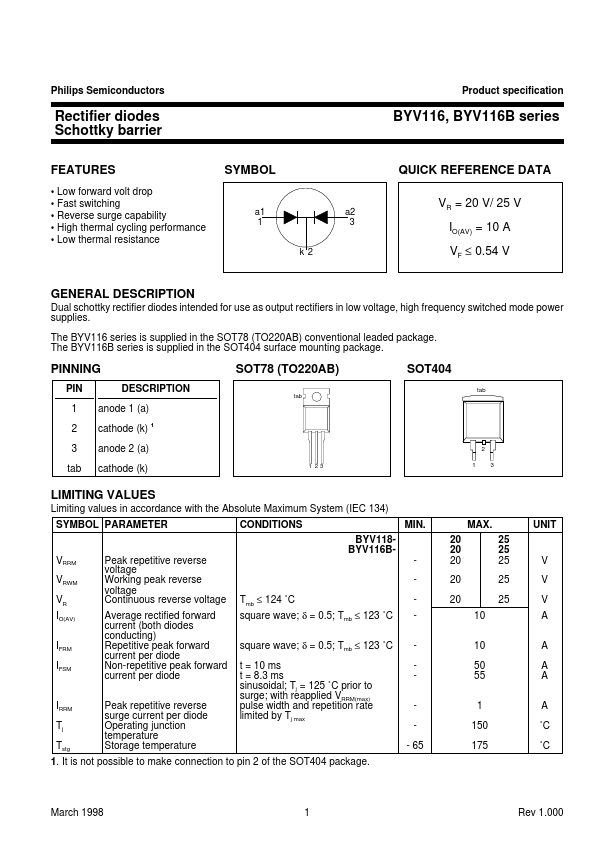 BYV116-25