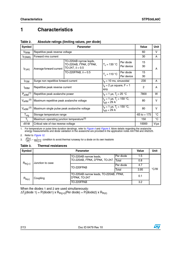 STPS30L60CG