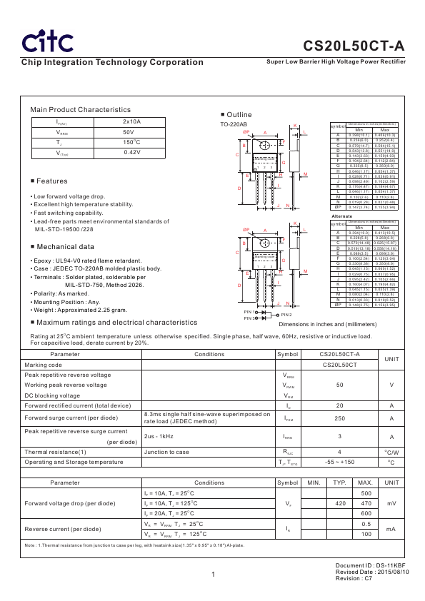 CS20L50CT-A