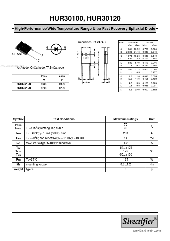 HUR30120