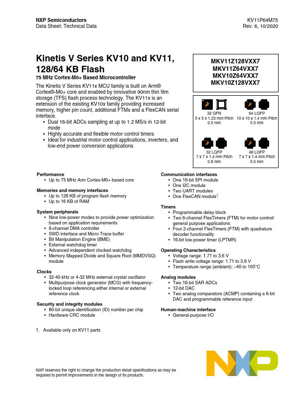 MKV10Z128VFM7