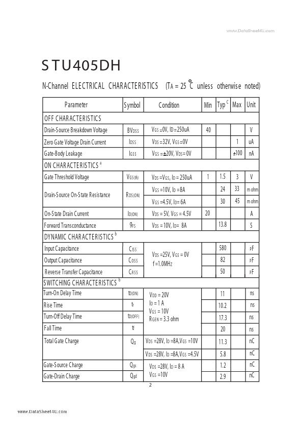 STU405DH