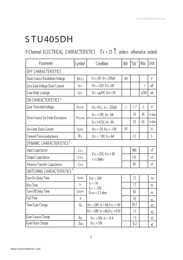 STU405DH