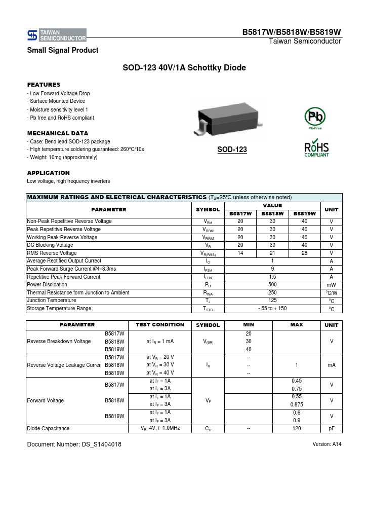 B5818W