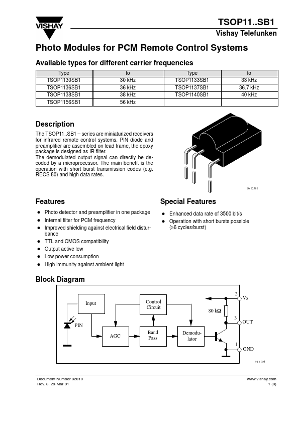 TSOP1136SB1