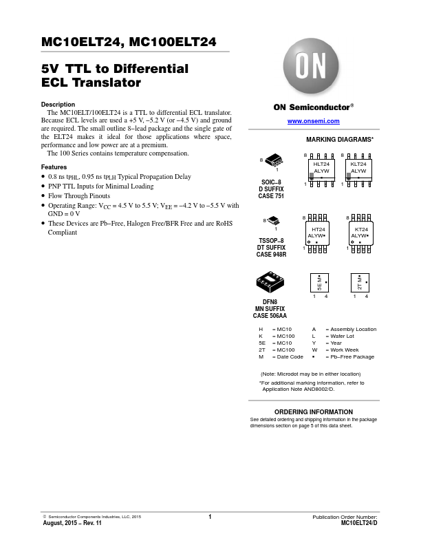 MC100ELT24