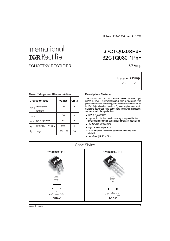 32CTQ030SPBF