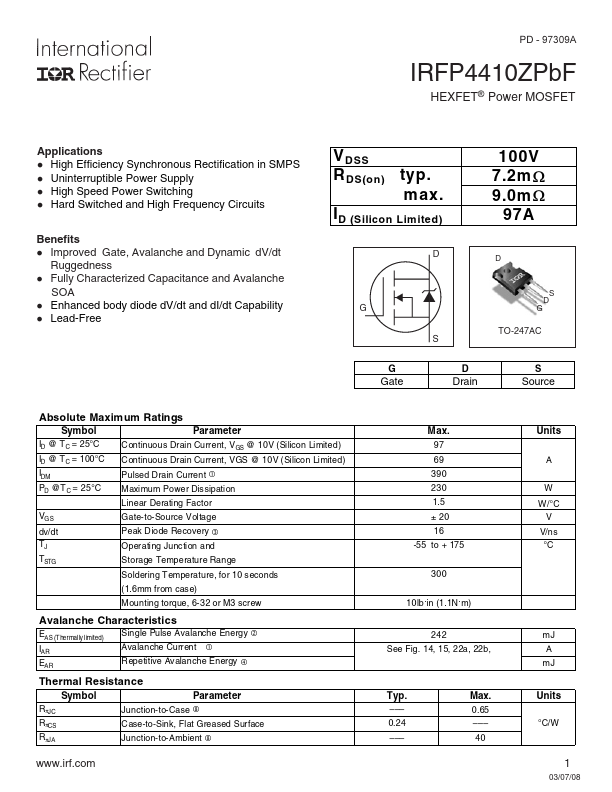 IRFP4410ZPBF