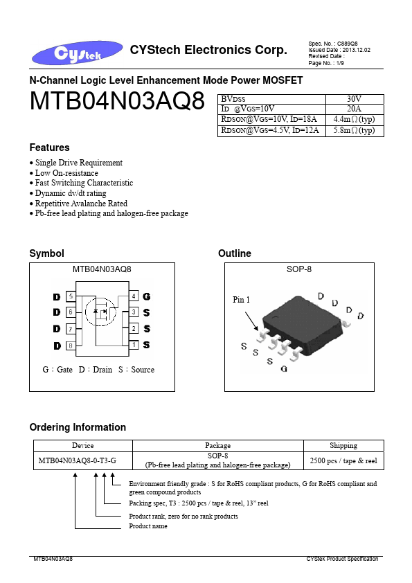 MTB04N03AQ8