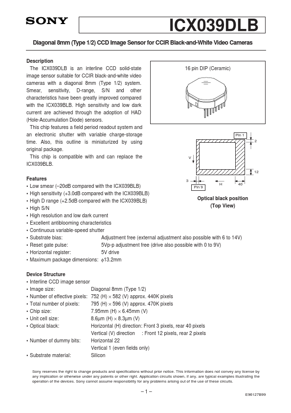 ICX039DLB