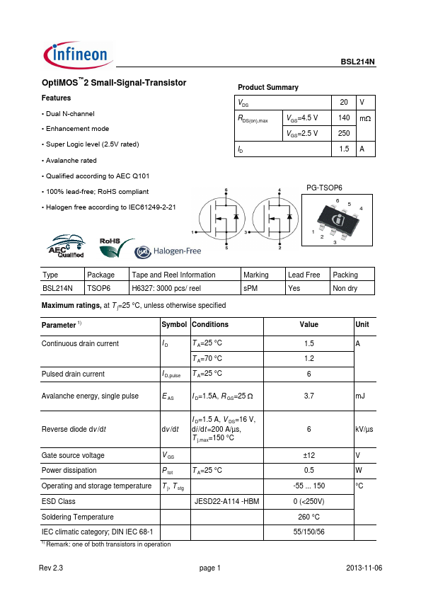 BSL214N