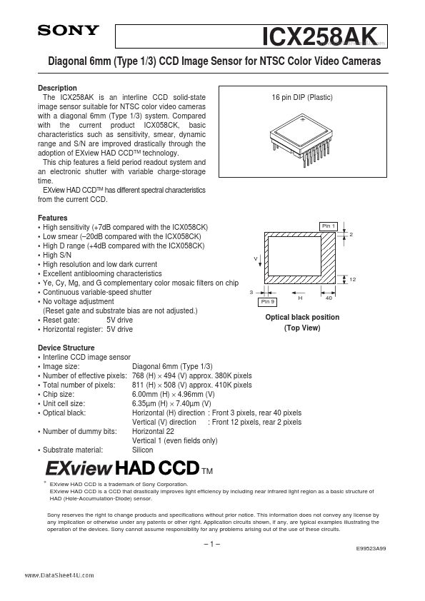 ICX258AK