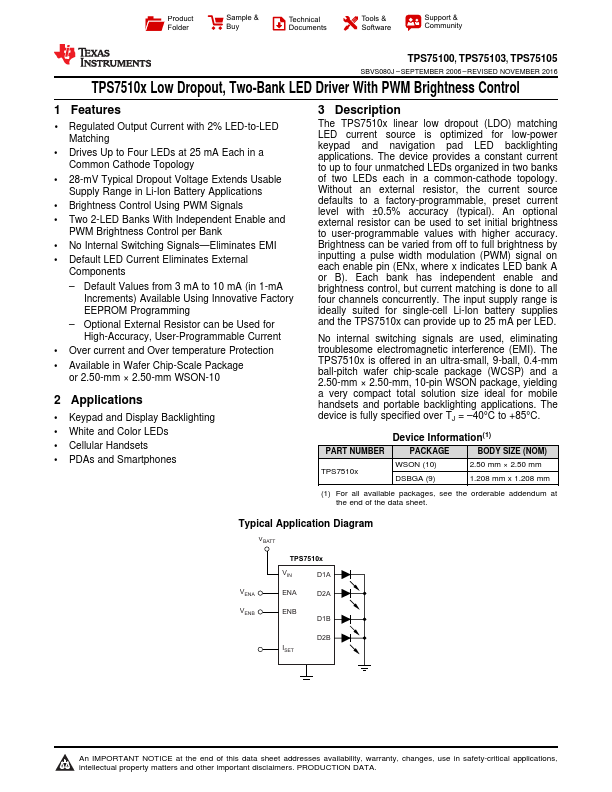 TPS75105