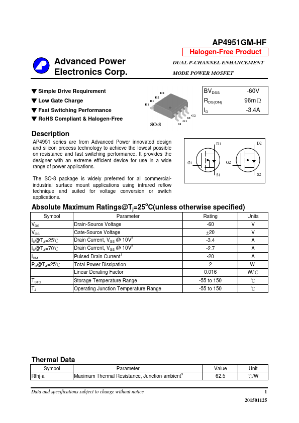 AP4951GM-HF