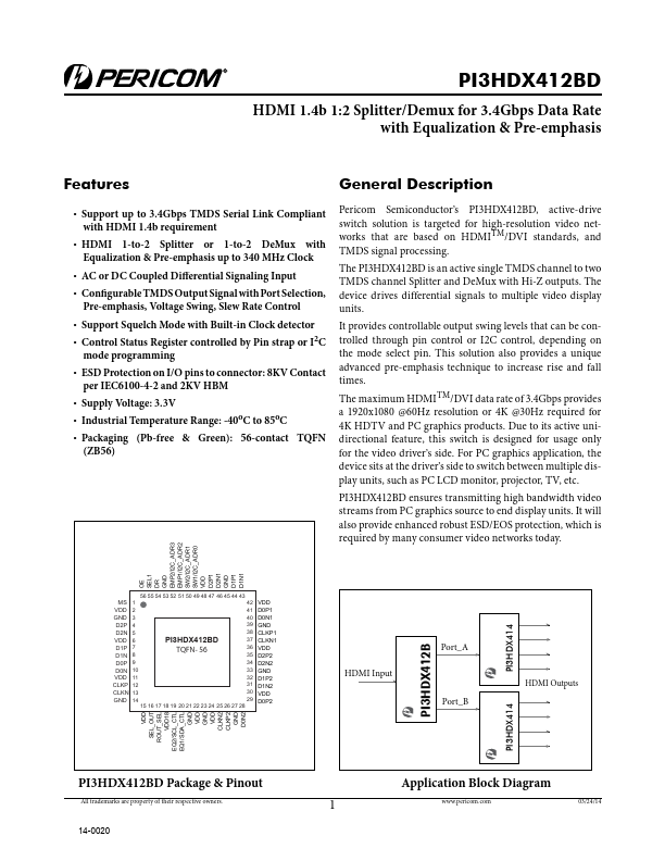 PI3HDX412BD