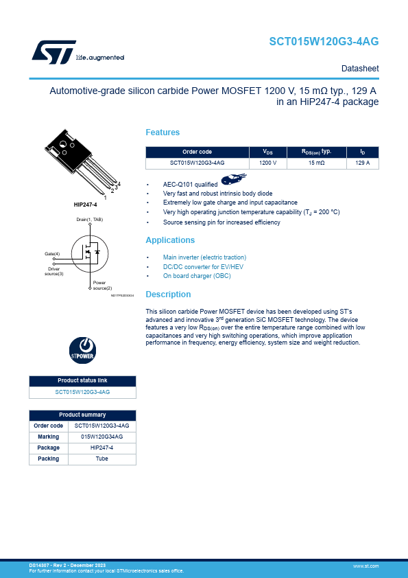 SCT015W120G3-4AG