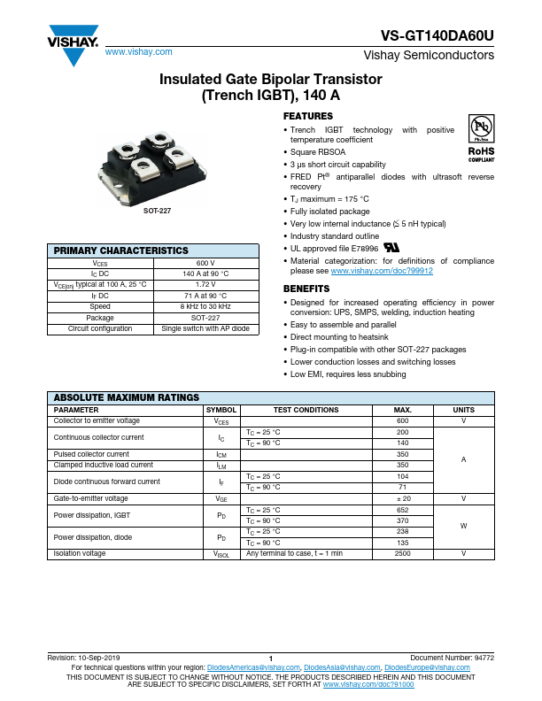 VS-GT140DA60U