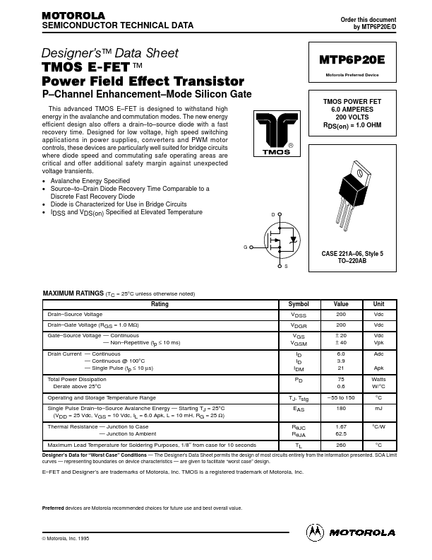 MTP6P20E