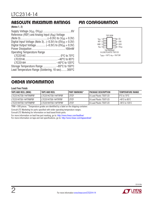 LTC2314-14