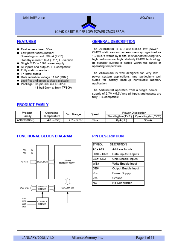 AS6C8008